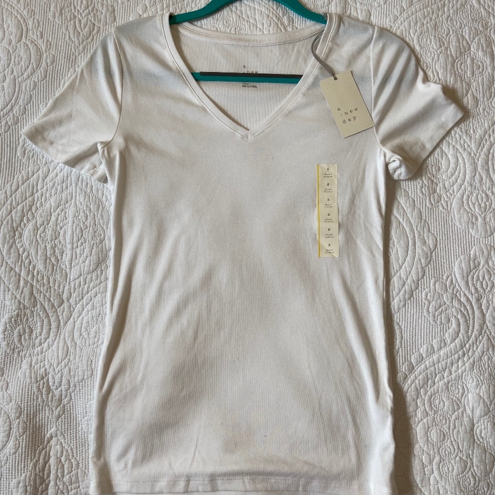 NWT A NEW DAY set of 3 white tops